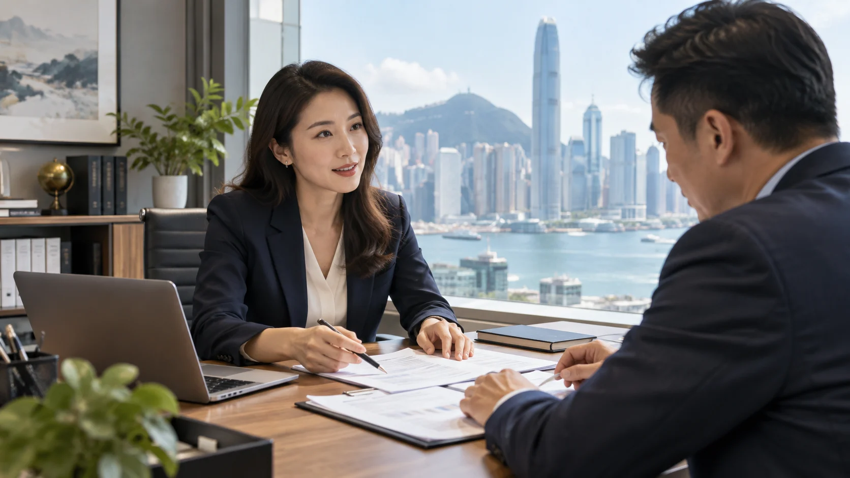 Company secretarial service · AI illustration